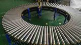 Ring belt power telescopic roller conveyor