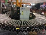 Ring belt power telescopic roller conveyor