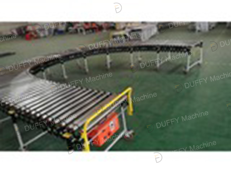 Multi-wedge belt power telescopic roller conveyor
