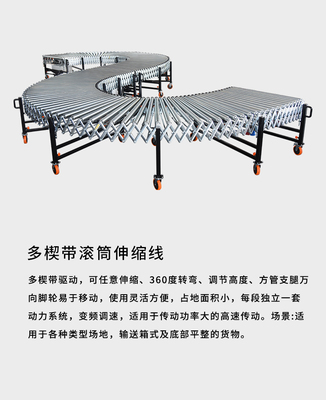 多楔带滚筒伸缩线