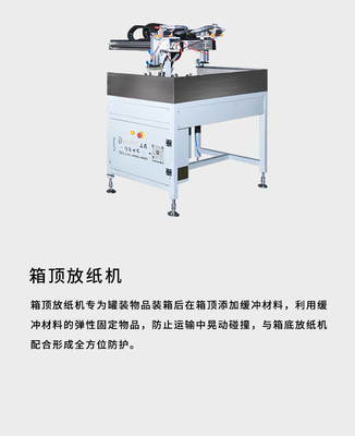 箱顶放纸机